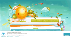 Desktop Screenshot of incredimailer.com